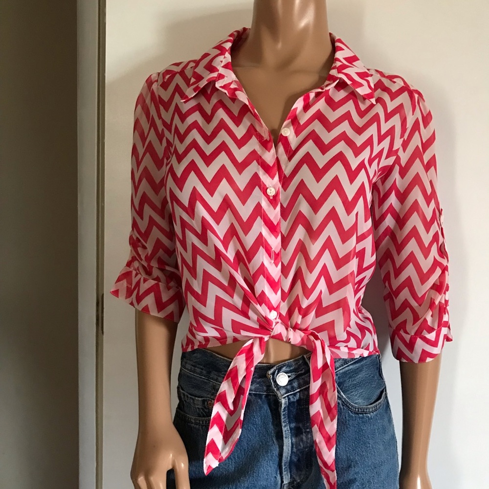 Chevron blouse/top
